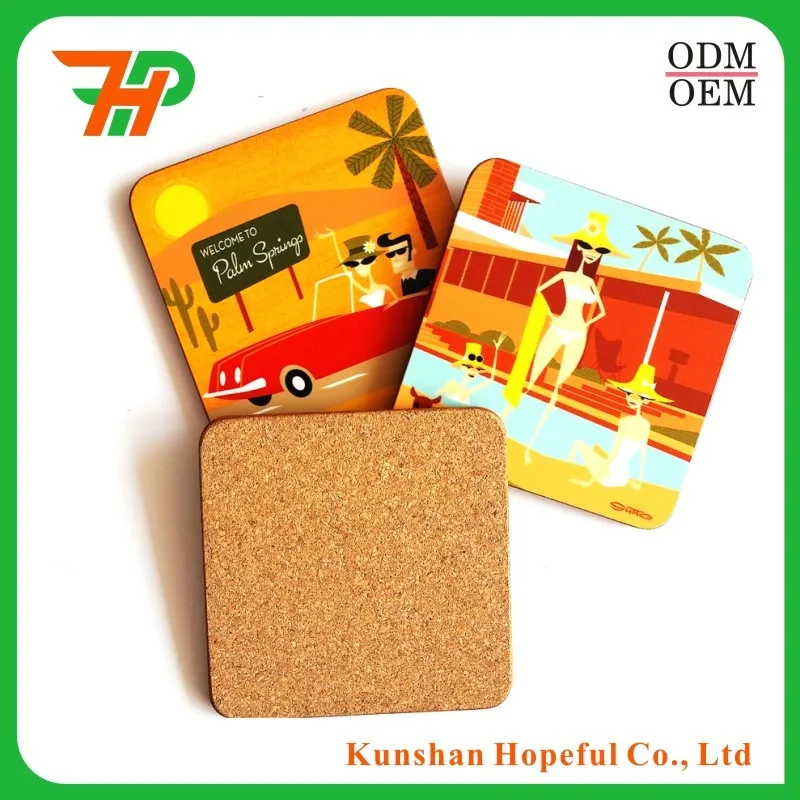 Mdf Cork Backed Placemat,Cork Coaster,Cork Table Pad Buy Cork Backed