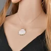 Amazing Design Beautiful Shell Charm Necklace Pendant Collares Unique Jewelry Gift Necklace for Girls and Women necklace chain