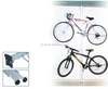 Aluminum floor storage ceiling bicycle rack for twin bikes