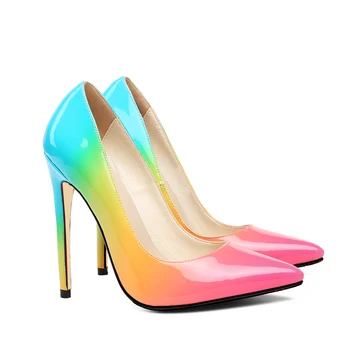 Wetkiss Ladies Rainbow Shoes Supplier 