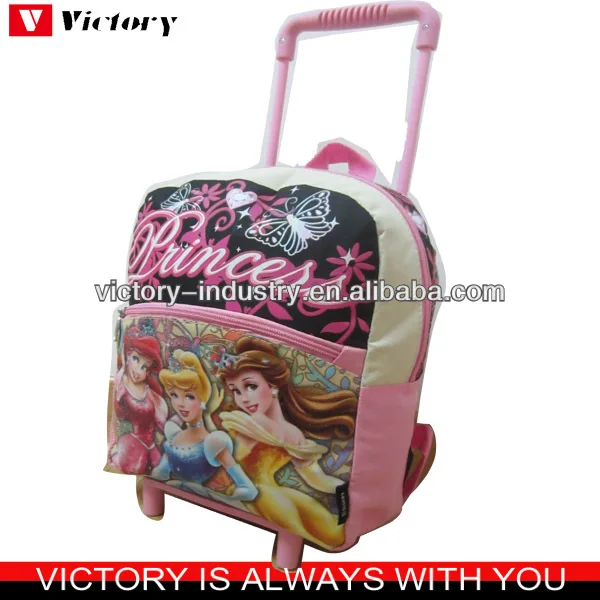 character trolley school bags