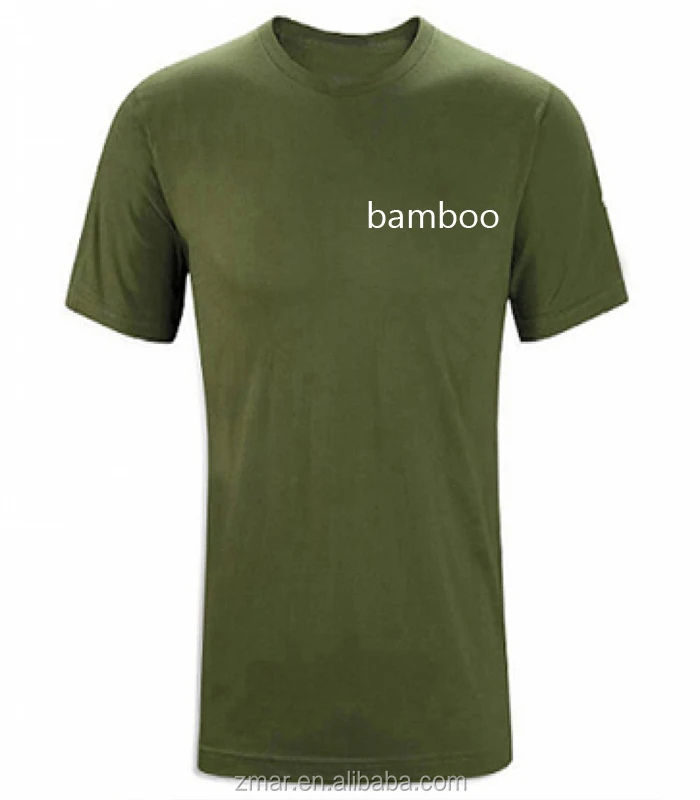 Oem Shirt 100% Bamboo Clothing Men's Plain Round Neck Bamboo T-shirt ...