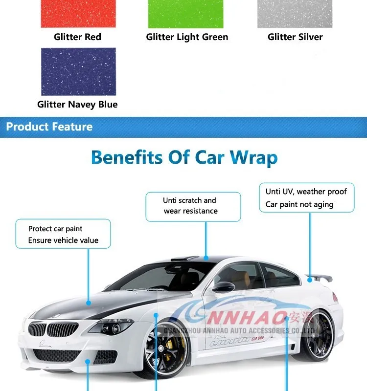 ANNHAO Glitter Matte Car Body Vinyl Sticker (5).jpg