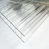 UNQ 8mm 10mm 12mm Hollow Multi Wall Three Layer Cellular Alveolar High R Value Polycarbonate PC Roof Wall Sheet for Greenhouse