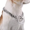 Wholesale dog products 316l stainless steel 13mm big dog welded chain dog training Collars