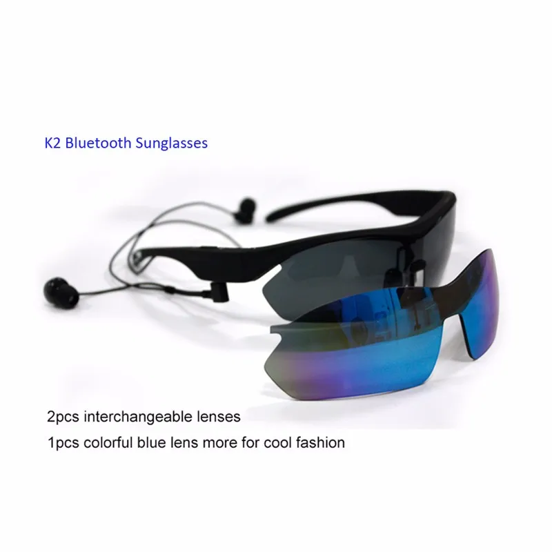 Newest Bluetooth 4.0 handfree voice control safety smart freely music listening Sun Glasses for Travelling, Driving and Golfing
