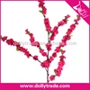 115cm 6 Heads Pink Peach Blossom Plastic Artificial Flower Wholesale