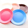 Bright food grade plastic tableware small plate and snacks melon seeds flat plate