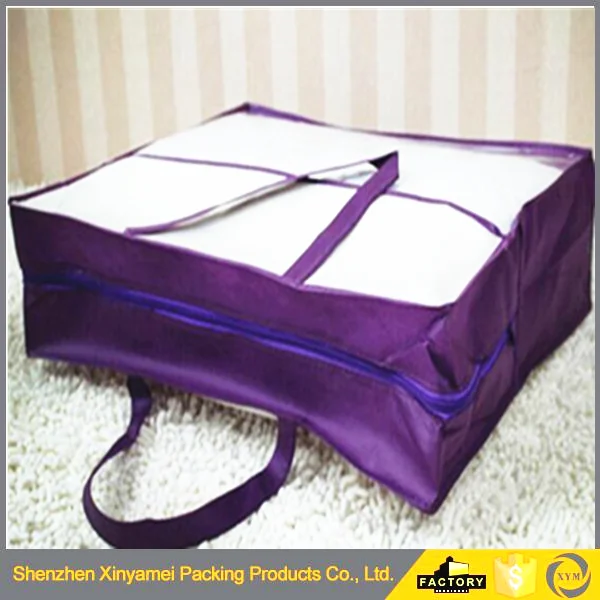 Clear Pvc Plastic Zipper Bag Quilt Pillow Blanket Bedding Packaging