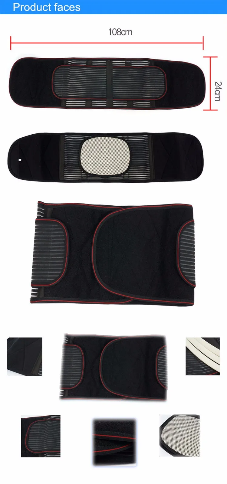 waist lumbar back support belt