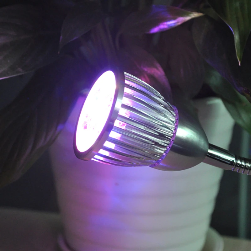 5W Blue/ Red/ warm LED Plant Grow Light Indoor Garden Desk 360 degree Flexible Clip On Lamp