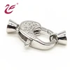 New design 925 sterling silver claps for pearl bracelet pearl necklace clasps Lobster Buckle clasp