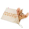 Eco-friendly package bag cotton bread bag for bread sandwich