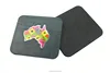 Promotional plastic metal coasters for crafts