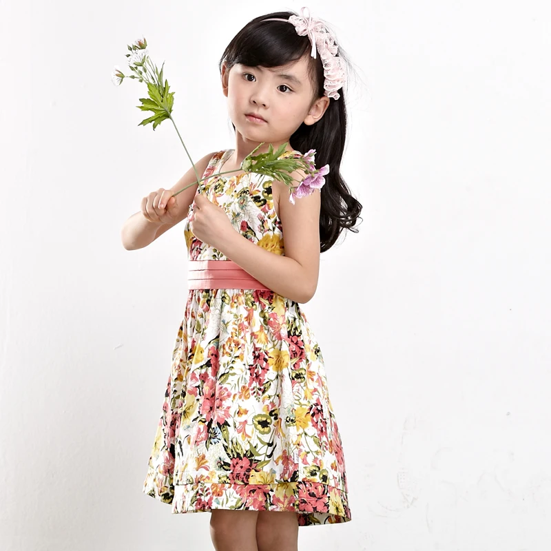New Model High Quality Children Custom Clothing Child Girl Dress For