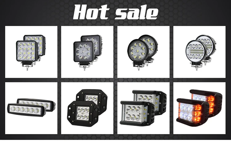 4 inch round high quality 27w led work light spot flood beam
