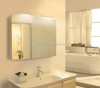 Lighted Shower Bathroom Mirror Cabinet With Shaver Socket Buy