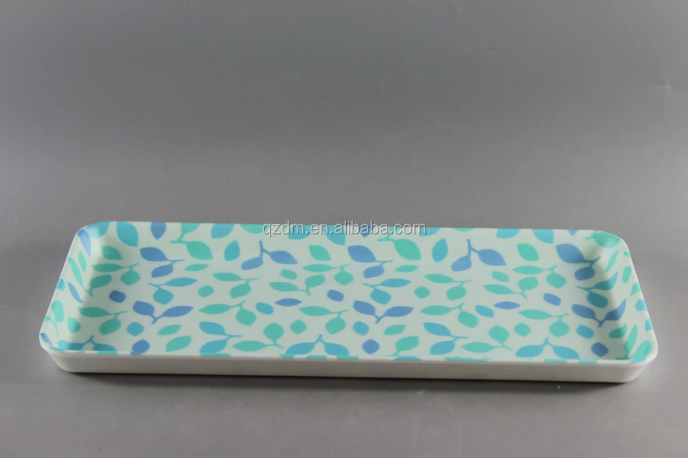 21.5x14cm Melamine Rectangle Small Tray(Frosted Surface)