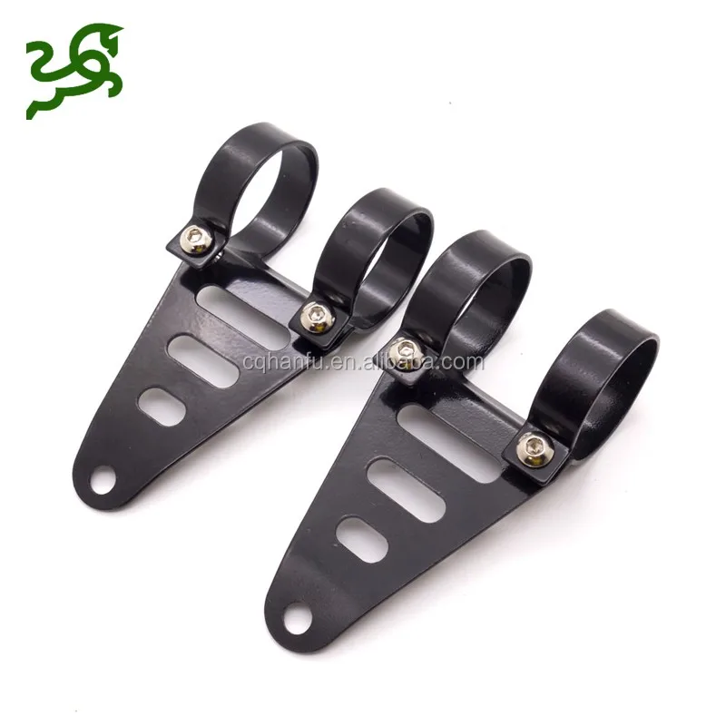 Universal Motorcycle Front Light Holder Headlight Mount Brackets Fork