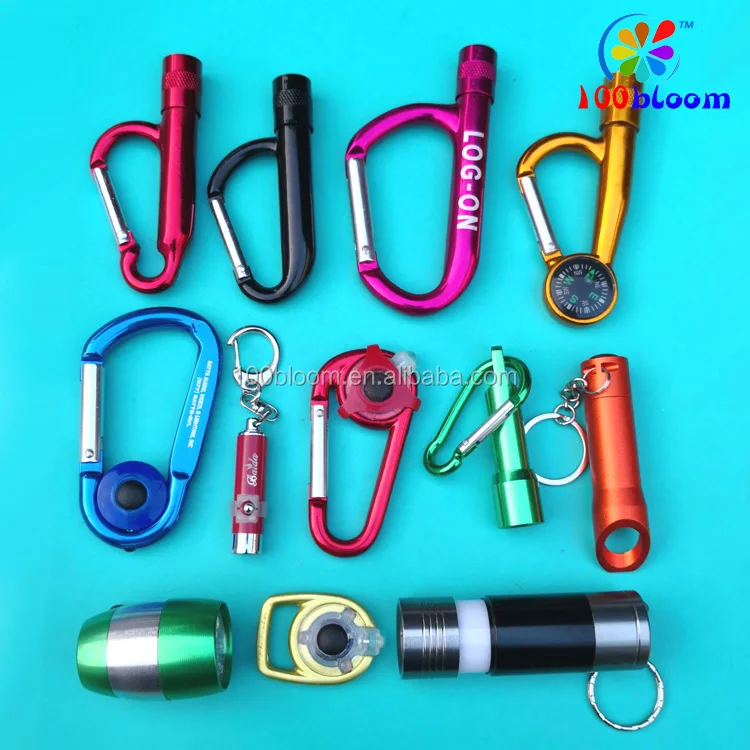 The newest design 3 led zoom light keychain flashlight with bottle opener
