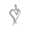 32859 Xuping beautiful ladies jewelry Irish style heart shaped tulip design pendant