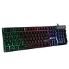 Cool Backlit LED Illuminated Ergonomic usb wired gaming keyboard