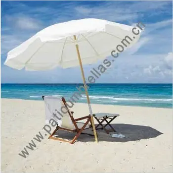 7 5 Ft Wooden Beach Umbrella Straight Wooden Beach Umbrella