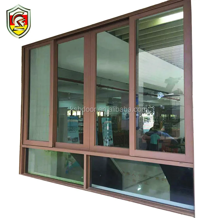China factory wholesale price of building profile double glazing sliding aluminum windows