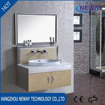 Simple Stainless Steel Ready Made Bathroom Vanity Cabinet Buy