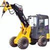 construction machinery hydraulic cutting machine mini digger loader with rock breaker hammer