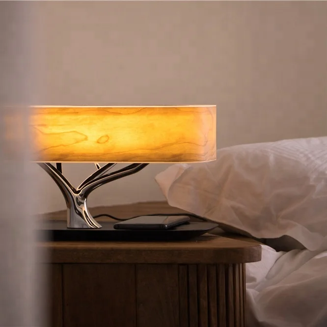 MESUN table lamp for hotel decorative gift wireless charger