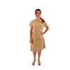 Ladies Long and light simple dress with nice embroidered finishes