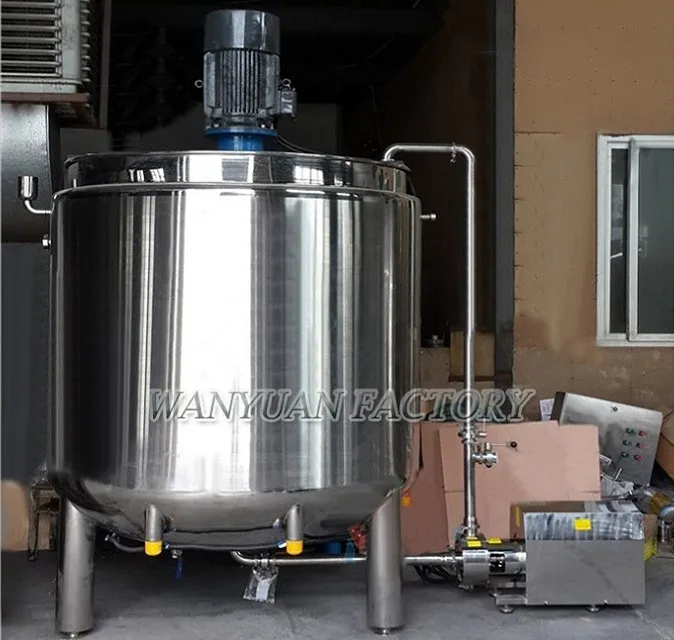 Stainless Steel Mixing Tank 500l Capacity,With Low Speed Mixer Buy