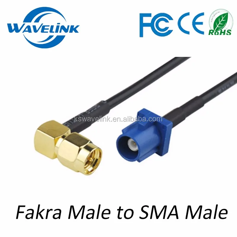 Gps Antenna Adapter Straight K Type Male Fakra Connector For Car Gps