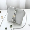 2018 popular fashion online selling pure color soft cross body bag for cell phone girls stuff