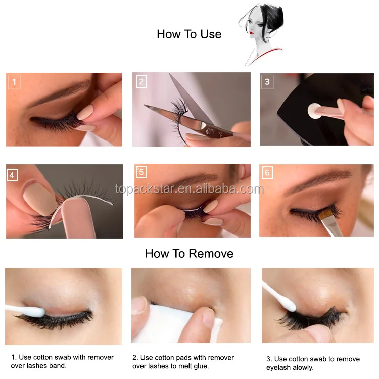 Premium 3d mink eyelash custom packaging box lashes