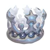 Promotional golden inflatable party crown queen inflatable crown