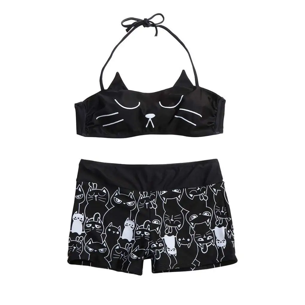 boy short girl swimwear