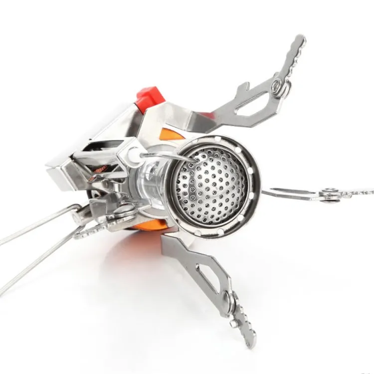 Ultralight Outdoor Mini Gas Stove Windproof Folded Stoves For Camping