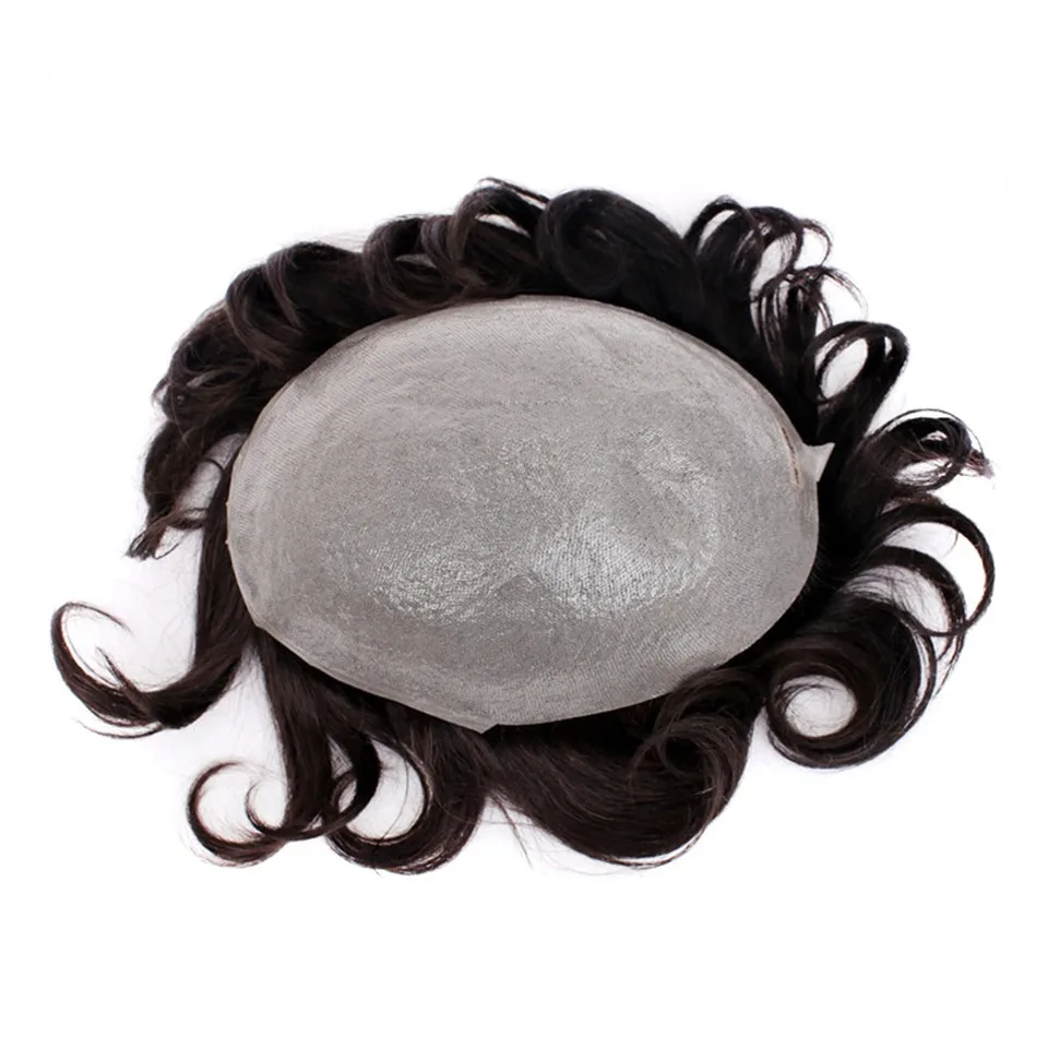 Pu Thin Skin Toupee Human Hair Unit For Men Prosthesis Buy Afro