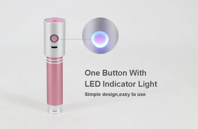  Handheld skin care beauty equipment nano ionic spa high frequency manual facial nano steamer