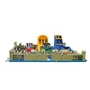 Inflatable Bounce Fun City Jungle Theme Park Inflatable Obstacle Course Castle Playground For Kids and Adult