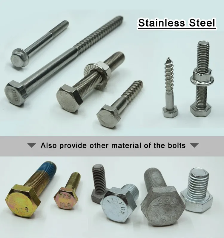 A2 70 M10x1.25 10.9 Grade 8 Stainless Steel Bolts Full Thread Stainless