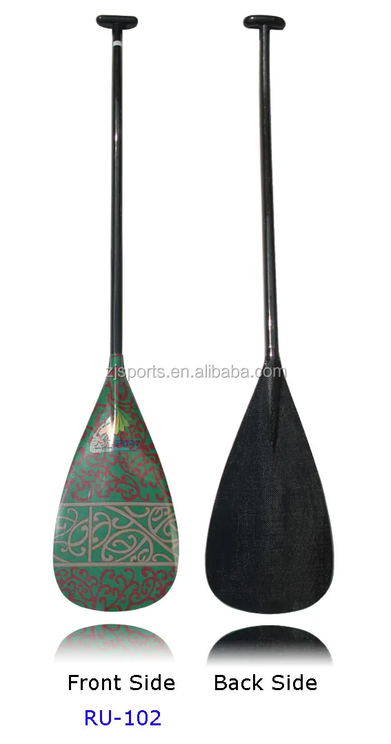 Zj Sport Lightweight Hawaiian Full Carbon Outrigger Canoe Paddle With