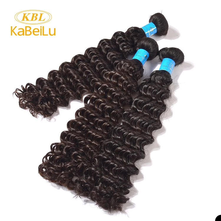 Blonde Loose Deep Curly Brazilian Human Hair Extensions Blond