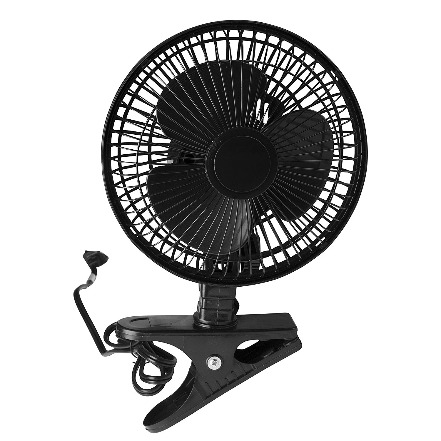 6 Inch 2 Speed Adjustable Tilt Whisper Quiet Operation Clip On Fan With
