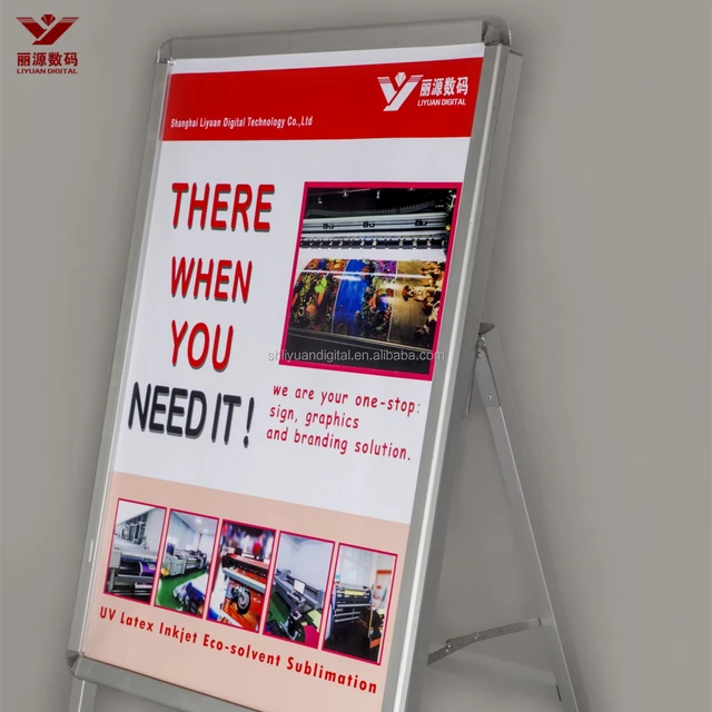 A BOARD PAVEMENT SIGN A1 STAND METAL FRAME LARGE BOARD DESIGN A-BOARD