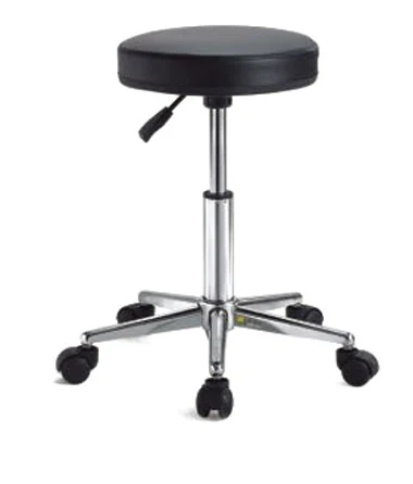Cheap adjustable height chrome operation high stool