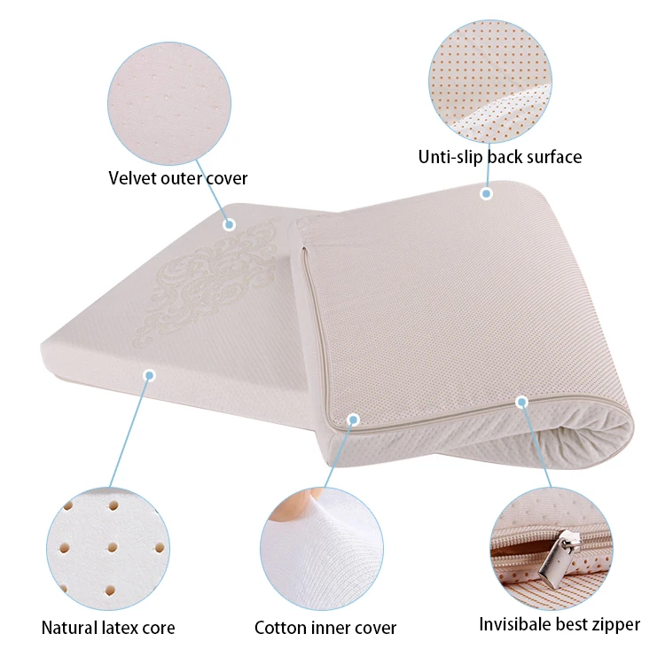 Best Sale Honeycomb Breathable Holes Pure Natura Latex Baby Crib