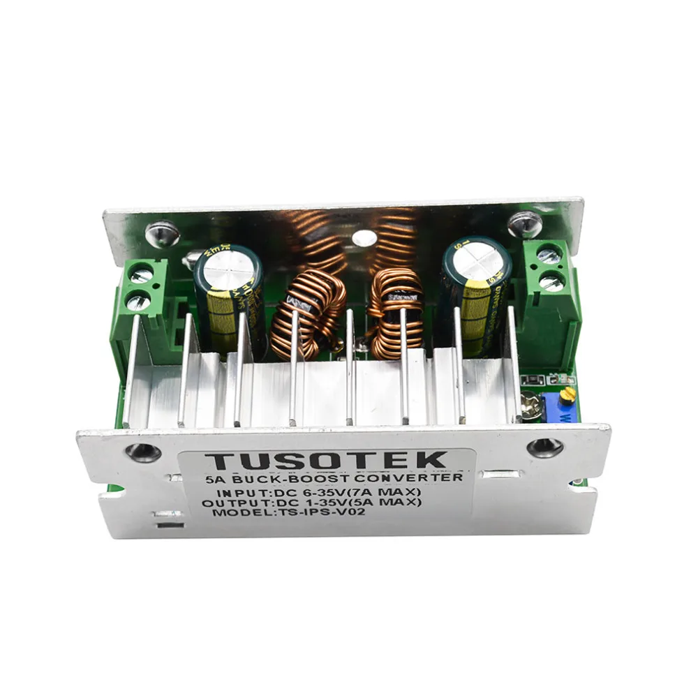 DC-DC Current Boost Buck Converter Power Voltage Regulator 6-35V to 1-35V 5A